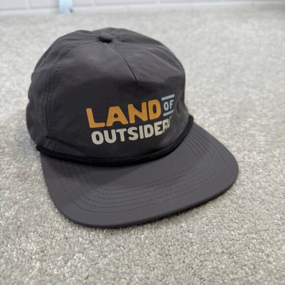Brist Blanks Land of Outsiders Michigan Hat Gray Baseball Cap Nylon Adjustable - Picture 3 of 11